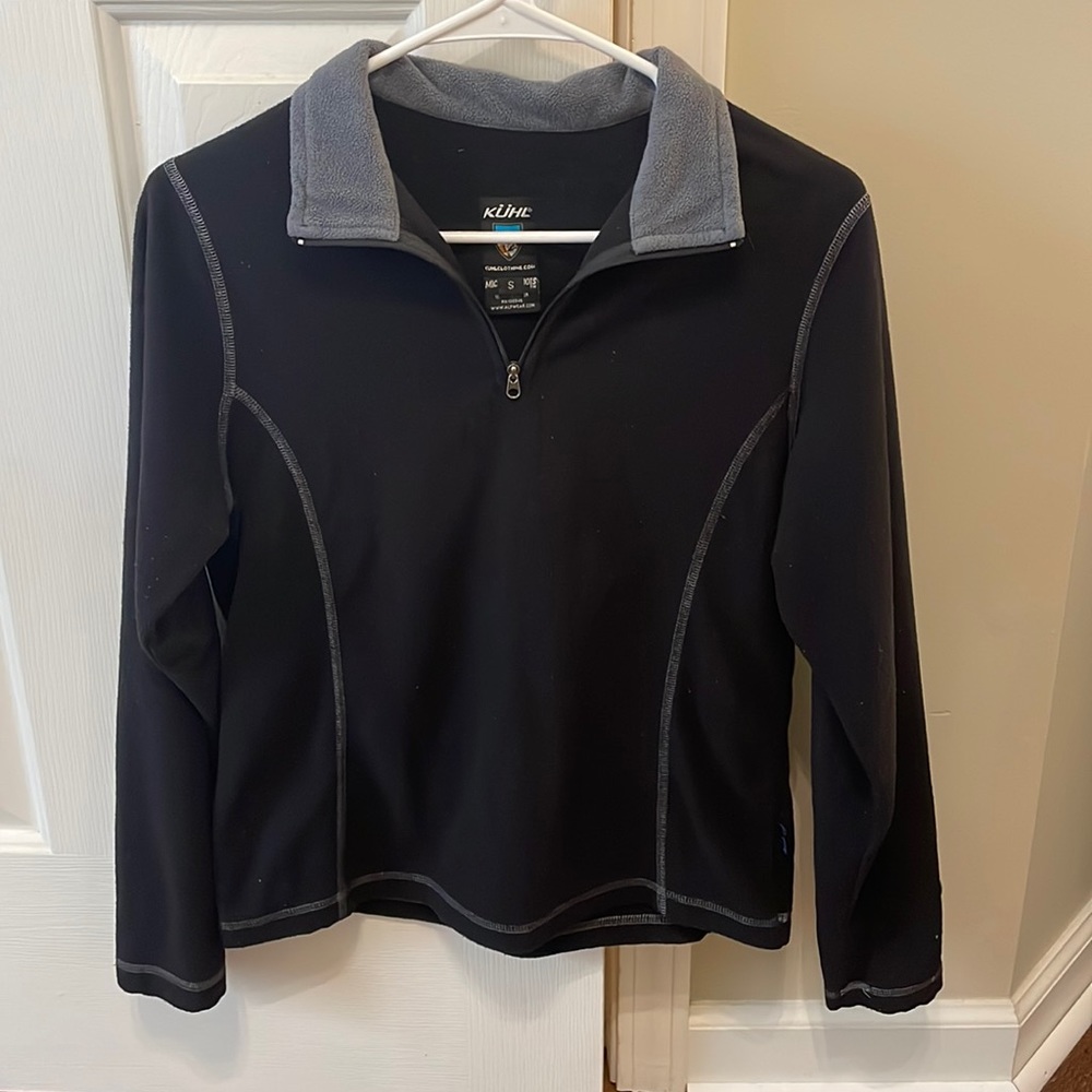 Kuhl Womens Quartzip Halfzip Black Pullover
